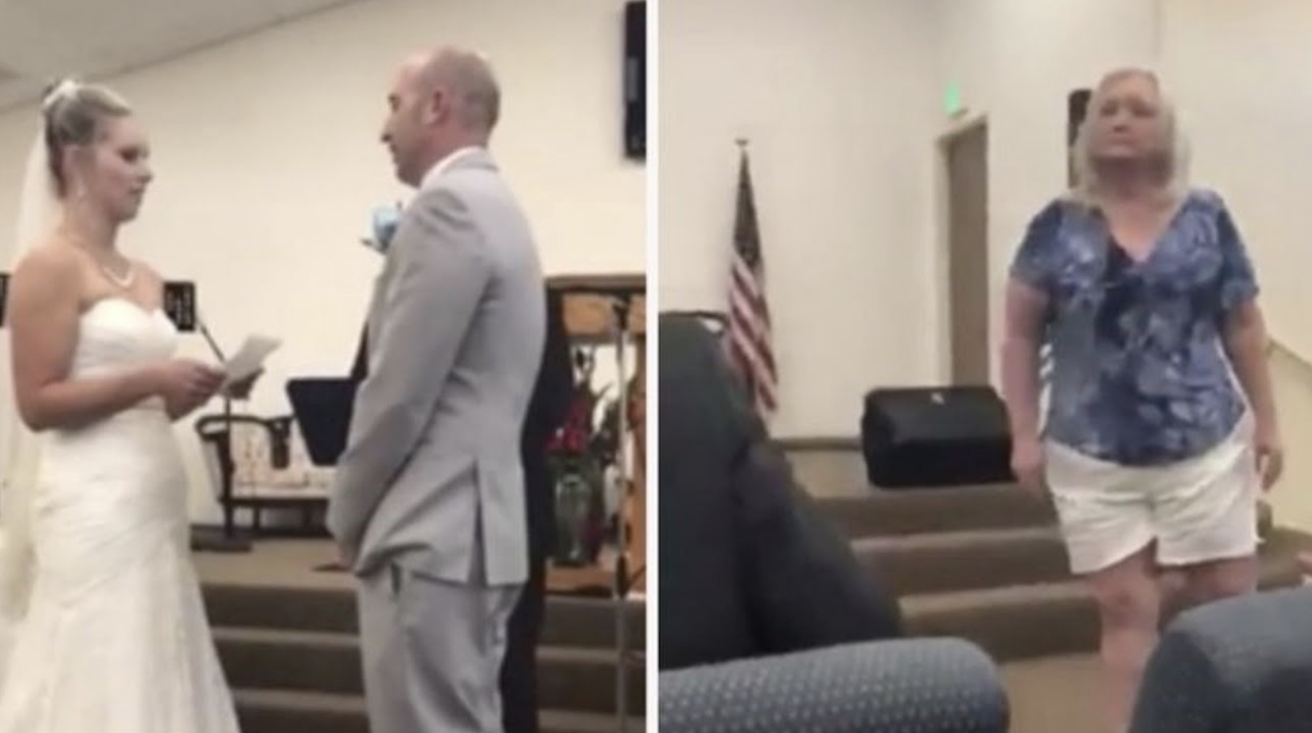 ZIEN: Bruidspaar wil elkaar het ja-woord geven maar kijk goed wat schoonmoeder doet