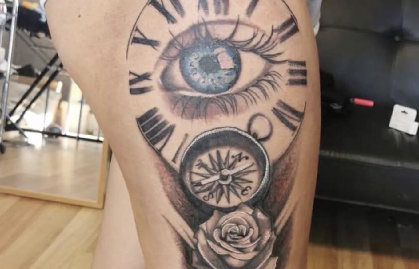 ZIEN: Vrouw betaalt 225 euro voor grote tattoo, maar dan gaat het verschrikkelijk mis