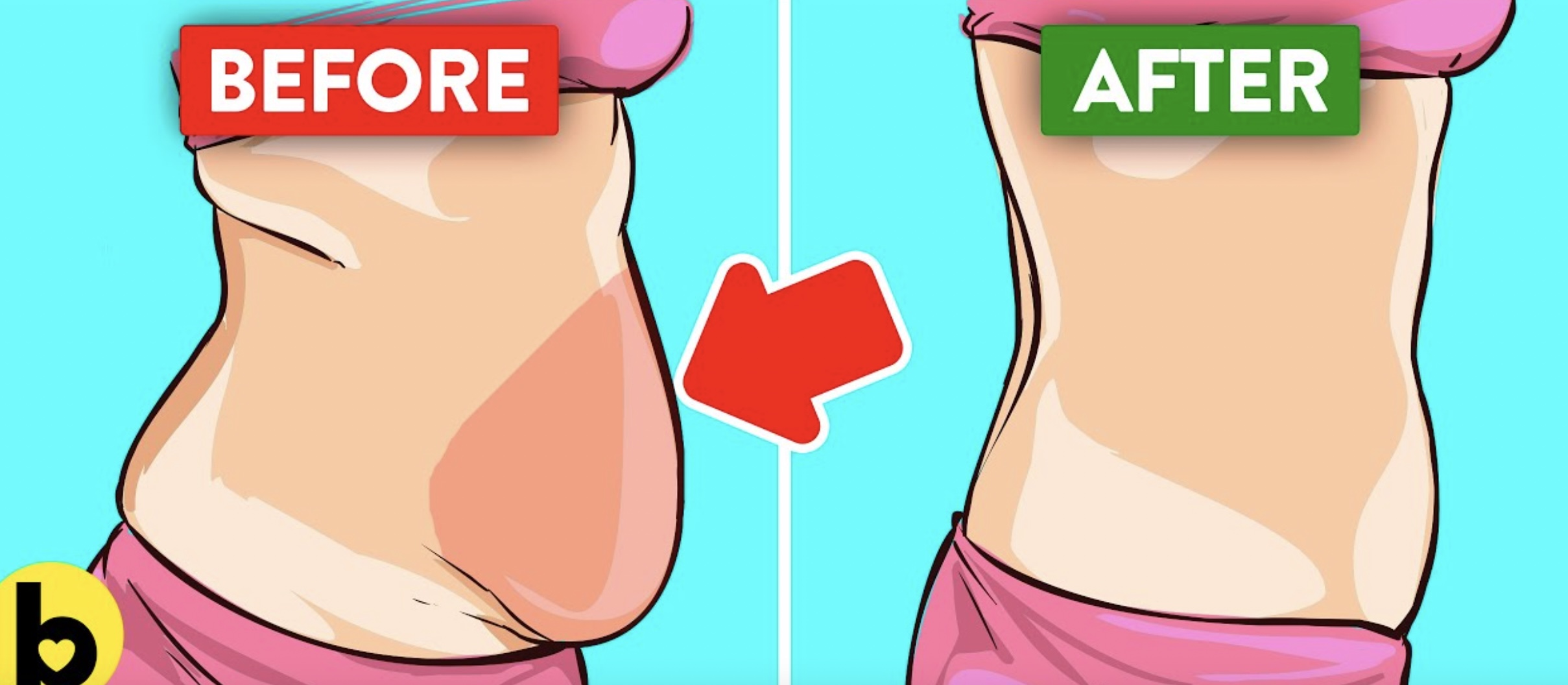 Blijft jouw buikvetje ook maar steeds boven je broekrand uitsteken? Doe dit en je bent er zó vanaf