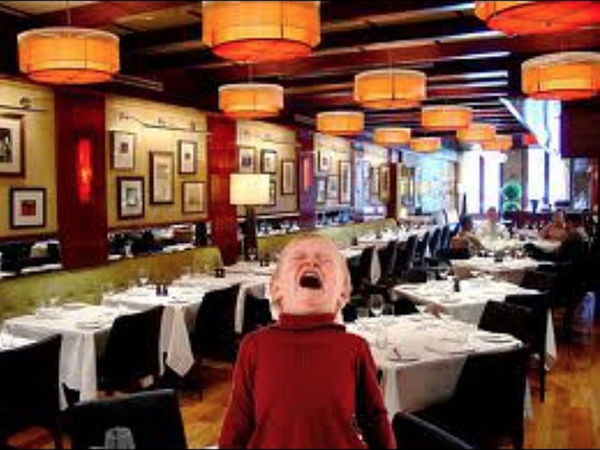 Caroline: “We zijn uit het restaurant gezet om het gedrag van onze kinderen”