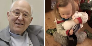 Voordat hij overlijdt laat 14 kerstcadeaus achter voor zijn buurmeisje