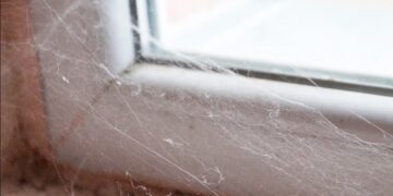 Dit gebeurt er als je spinnenwebben niet weg haalt!