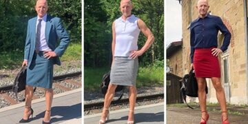 Getrouwde heteroman vindt het heerlijk om dagelijks hakken en rokken te dragen