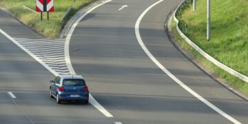 black car on road during daytime