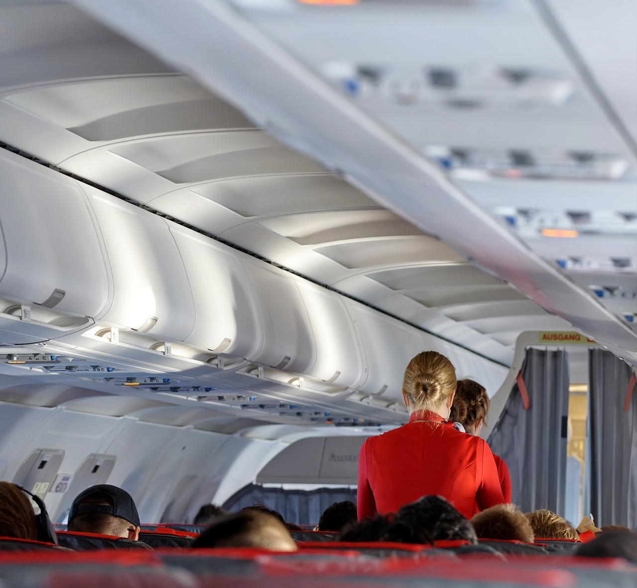 Airplane cabin plane flight aviation passengers stewardess stewardess stewardess stewardess stewardess stewardess