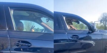 Ali B denkt sjans te hebben, maar de dame zegt iets waardoor hij keihard wegscheurt