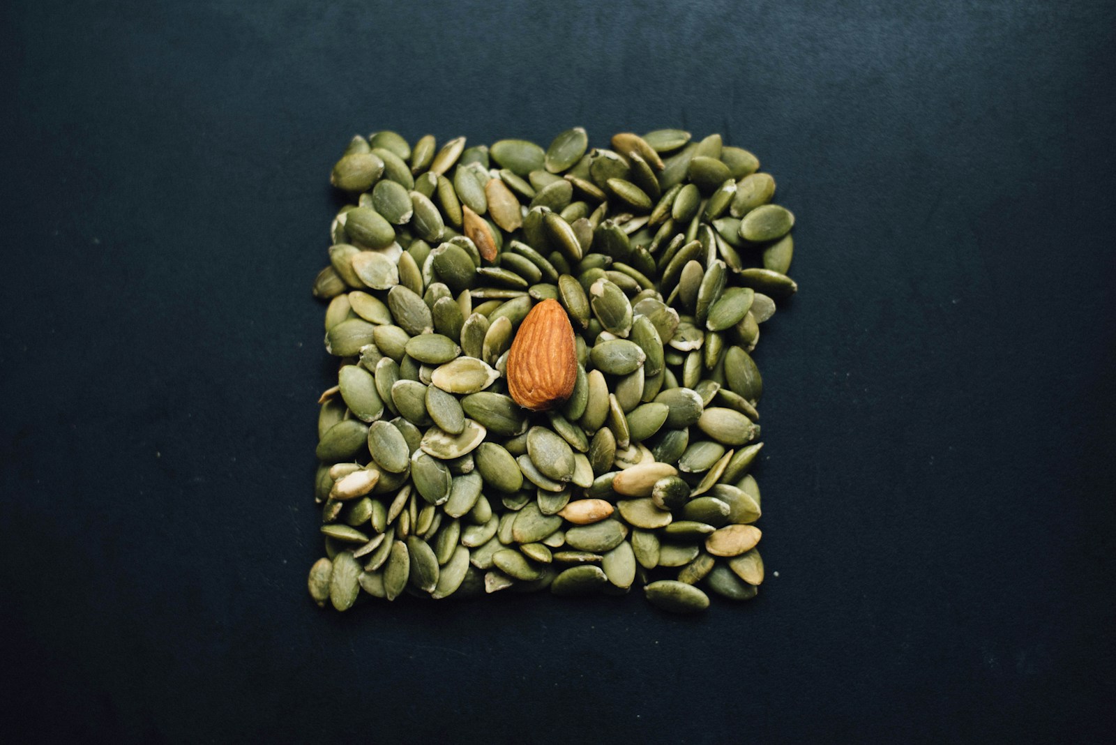 Brown almond nut