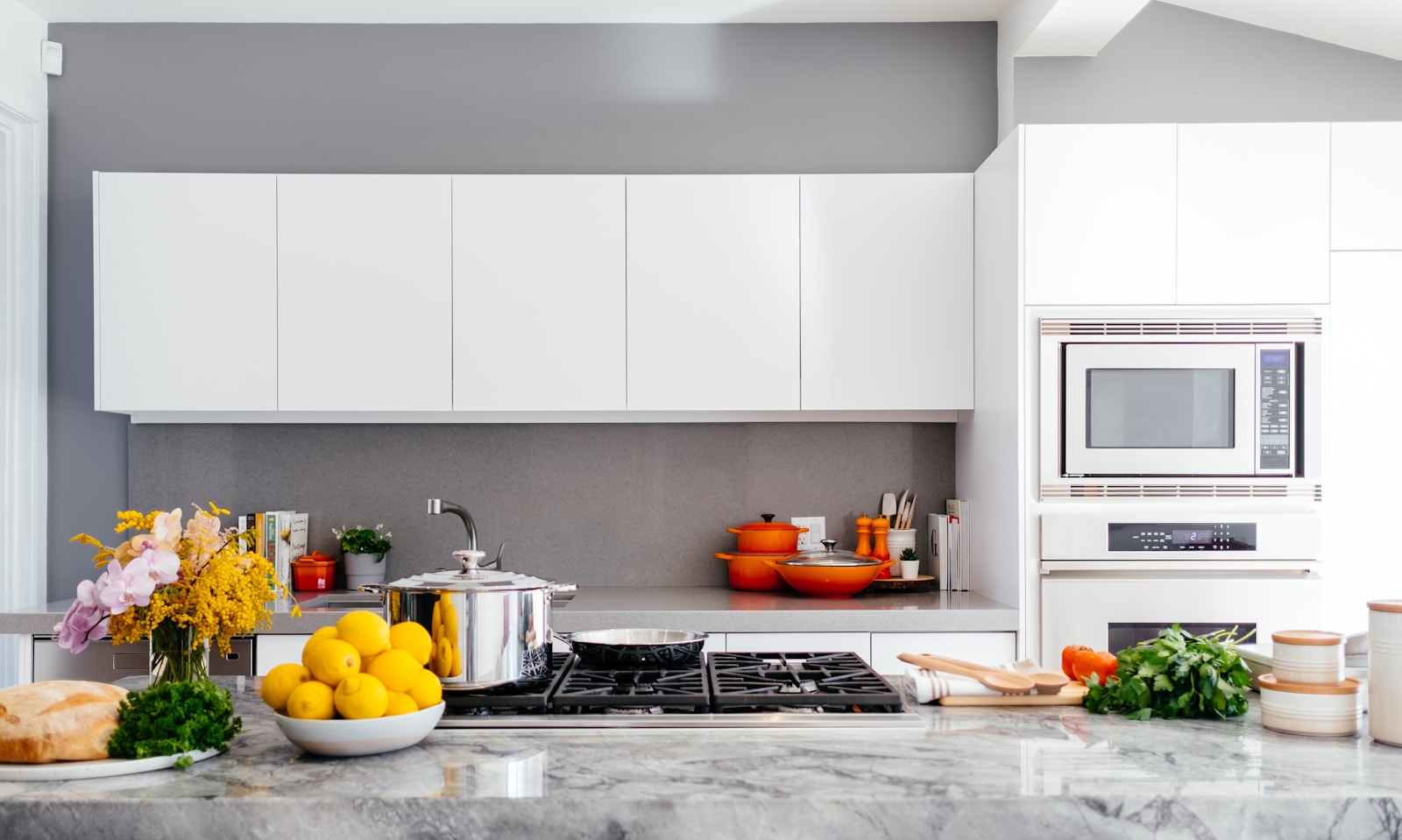 White over the range oven