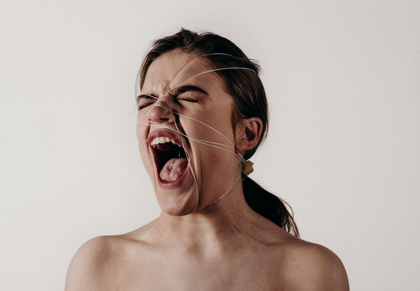 Woman's face photograph