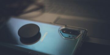 silver iphone 6 on white sony device