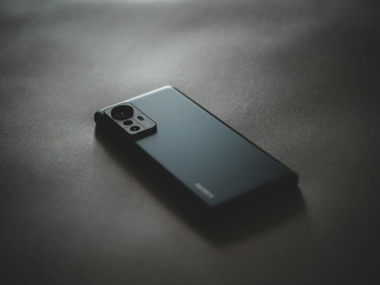 A black cell phone
