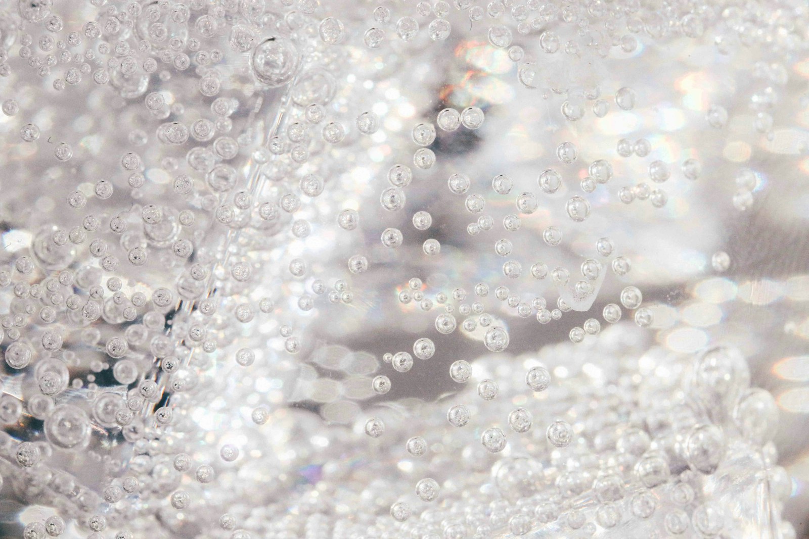 Water droplets on glass surface
