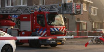 red and white fire truck