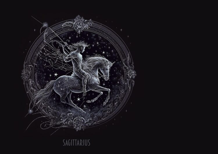 Sagittarius star sign astrology horoscope fantasy ai generated background birthday card zodiac symbol shining sagittarius sagittarius sagittarius sagittarius sagittarius zodiac