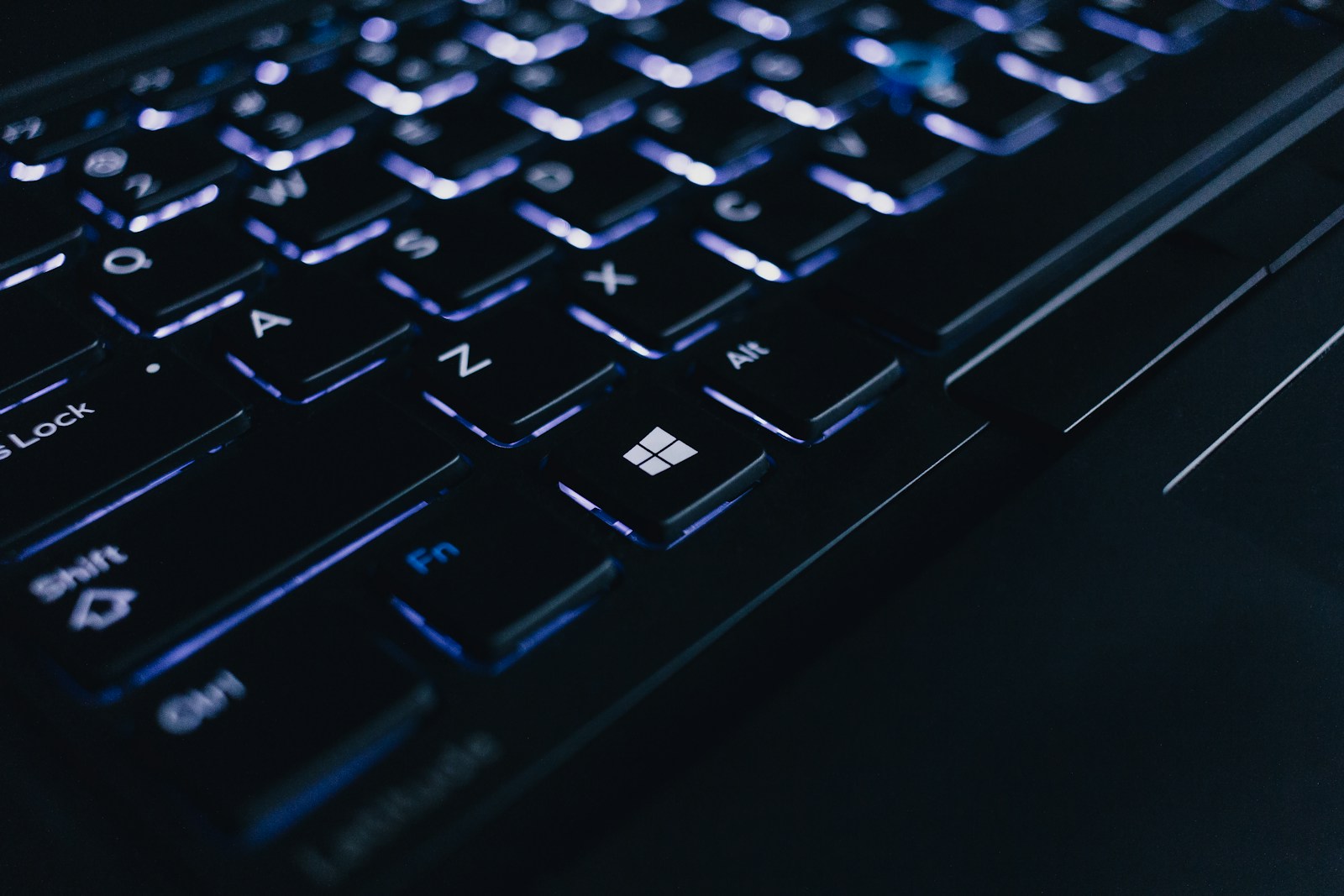 Black computer keyboard