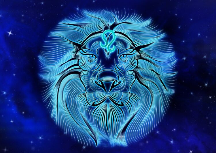 Star sign lion horoscope nature design astrology interpretation heaven shining background zodiac signs constellations constellation zodiac symbol future planets modern date of birth birthday card leo greeting card