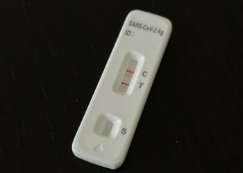 A white rectangular device