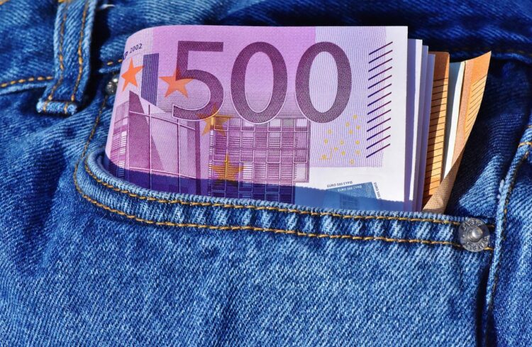 Money dollar bill banknote cash bundle euro notes euro currency finance paper money seem gift eu money rain 500 euro jeans pocket trousers plug in money blessing financial world financial rich europe payday theft bag theft thief pocket money robbery predator money money euro euro euro euro euro 500 euro rich thief thief robbery