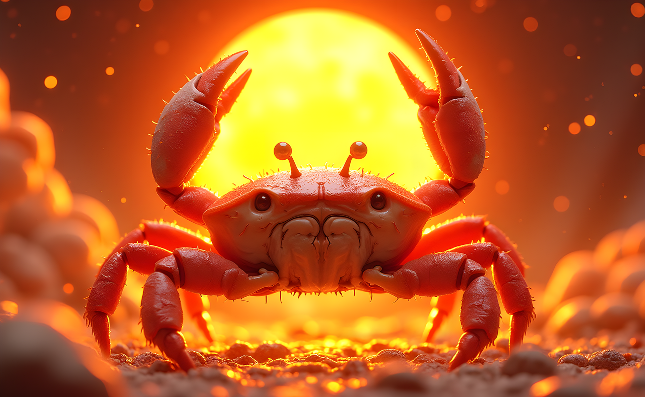 Ai generated crab horoscope cancer astrology