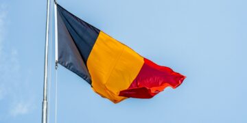 red yellow and blue flag