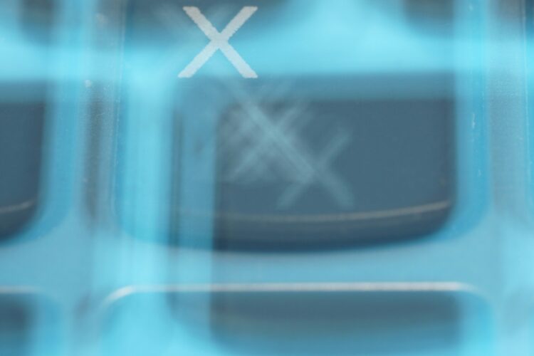 A logo on a computer screen