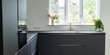 White wooden framed glass window