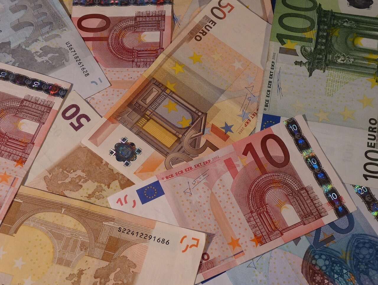 Money euro banknotes currency seem finance dollar bill europe paper money sparkasse cash financial world 50 euro 100 euro banknote 20 euros business