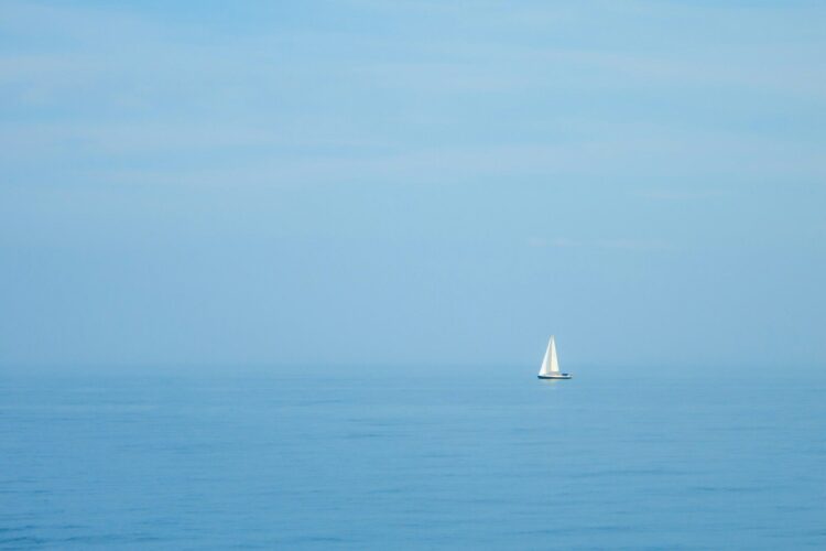 A sailboat on the water