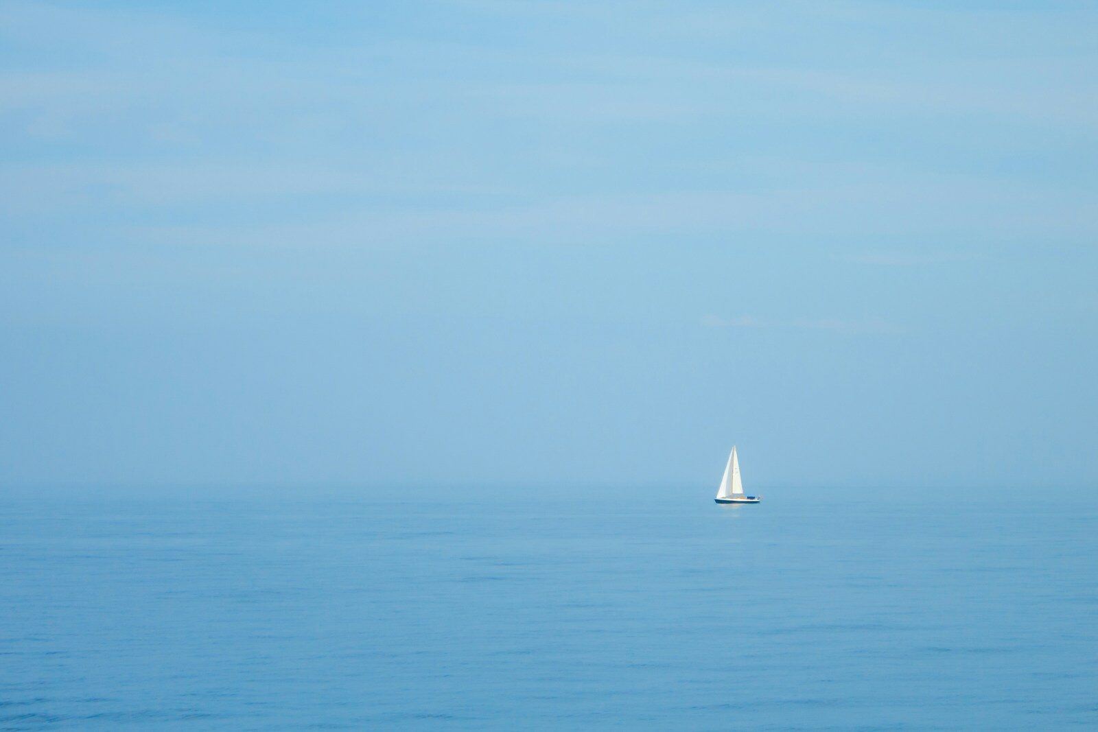 A sailboat on the water