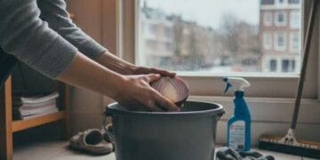 Mijn oma doet altijd een rauwe ui in een emmer water. Klinkt gek, maar wacht tot je ziet waar het goed voor is