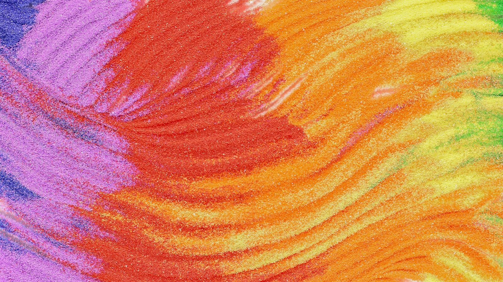 Photo by Susan Wilkinson - Info Vandaag A close up of a multicolored tie dye background