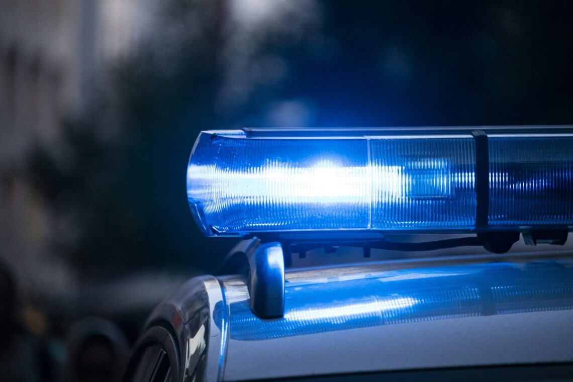 Politieafzetting bij een misdaadlocatie