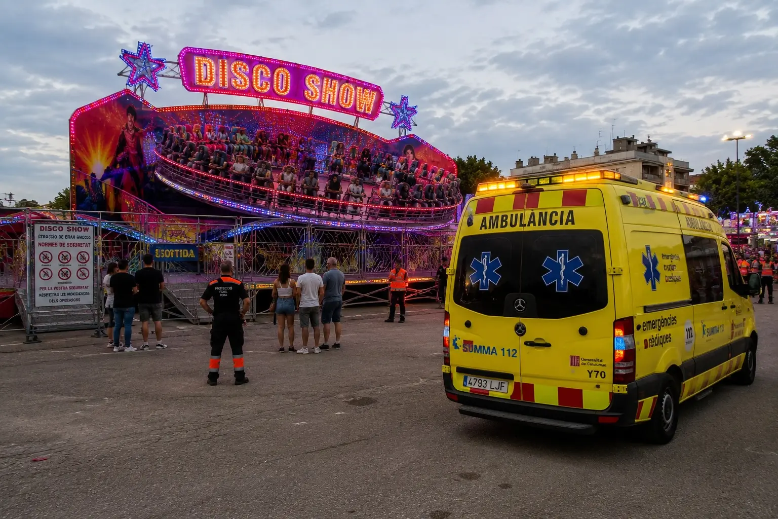 Heftig vakantiedrama in attractiepark: negen minderjarige gewonden