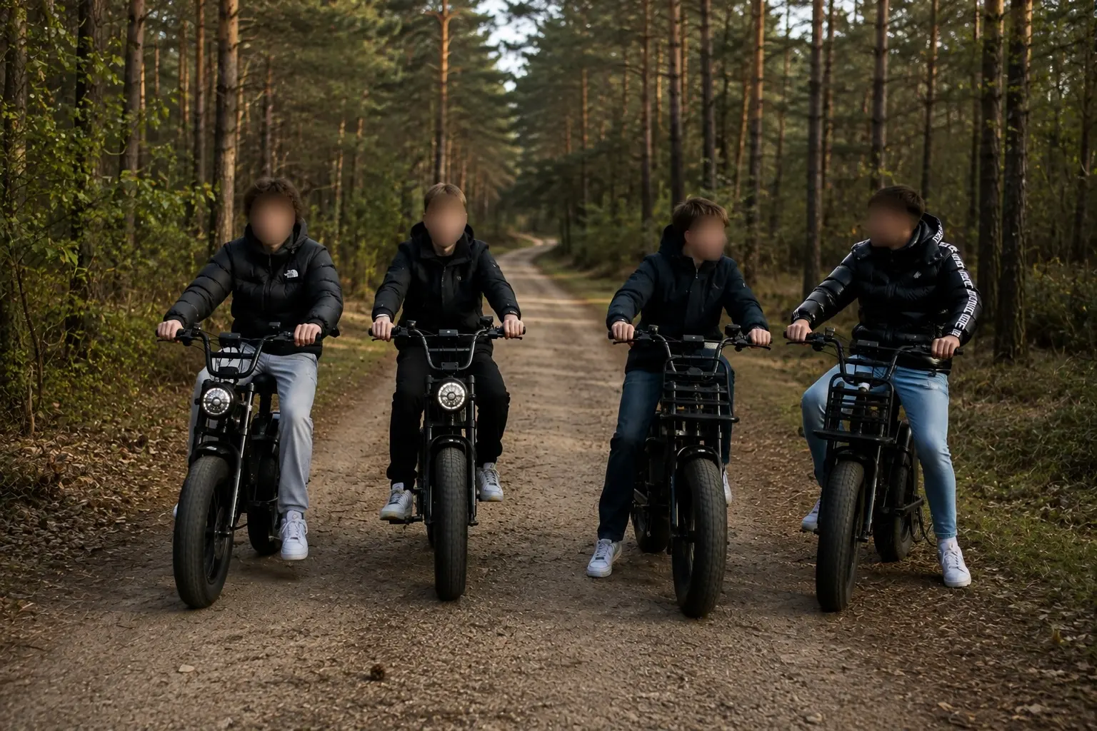 Politie zoekt tieners op fatbike na brandstichting in bosgebied